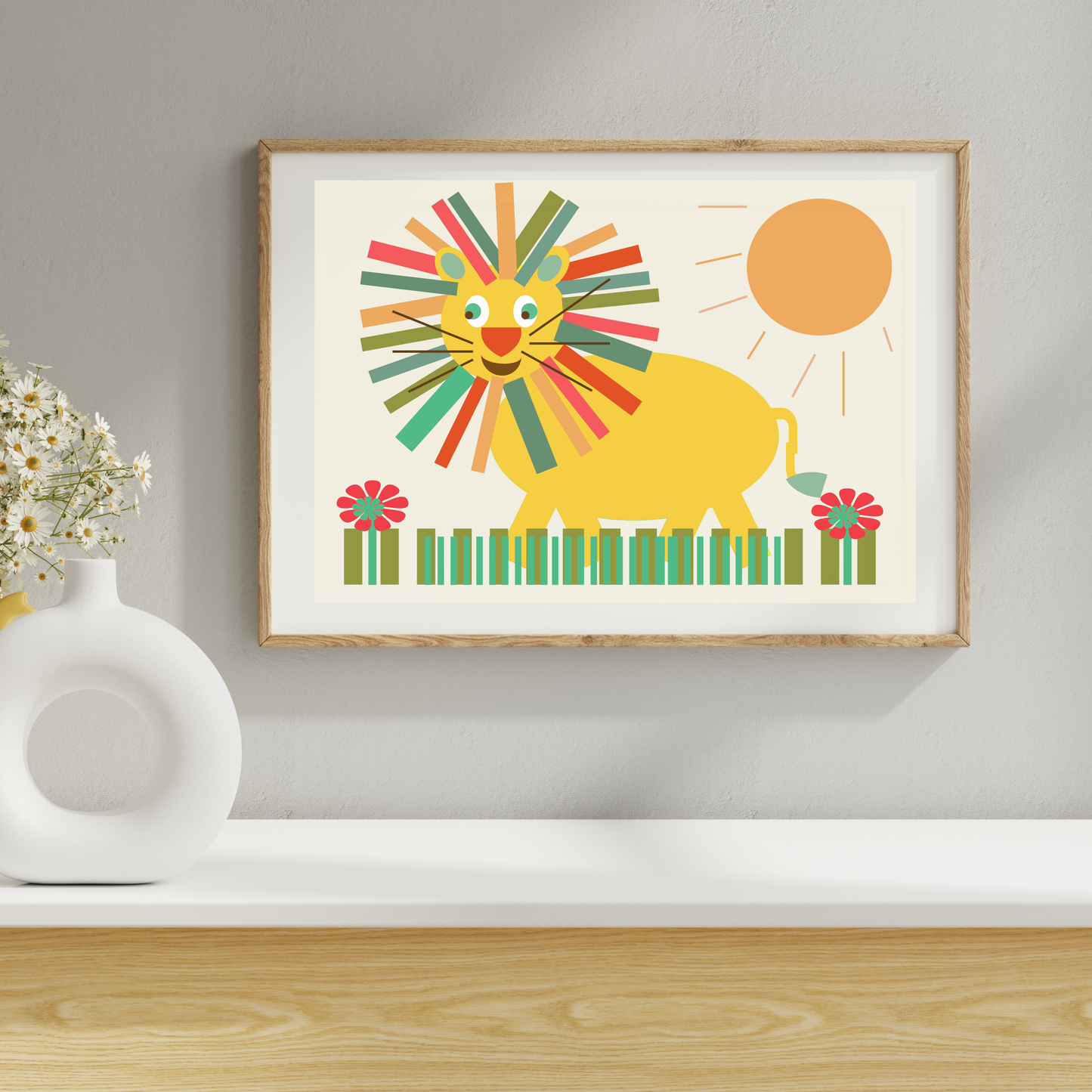 Lion Giclée Wall Art Print