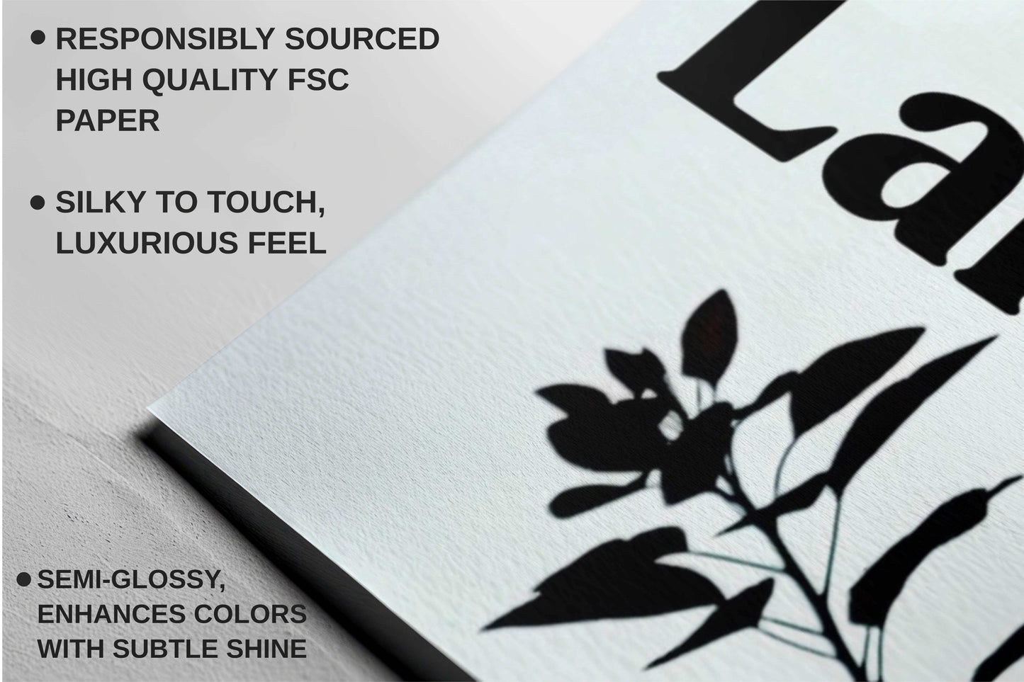 Bois Simple Premium Semi-Glossy Paper Poster