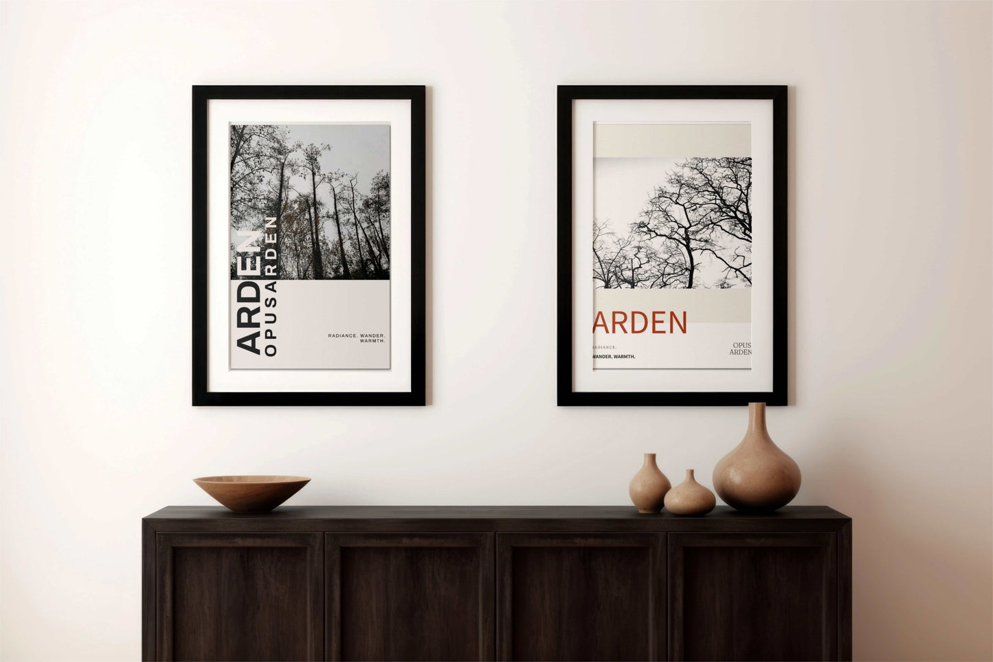 Branches Nues Premium Semi-Glossy Paper Poster