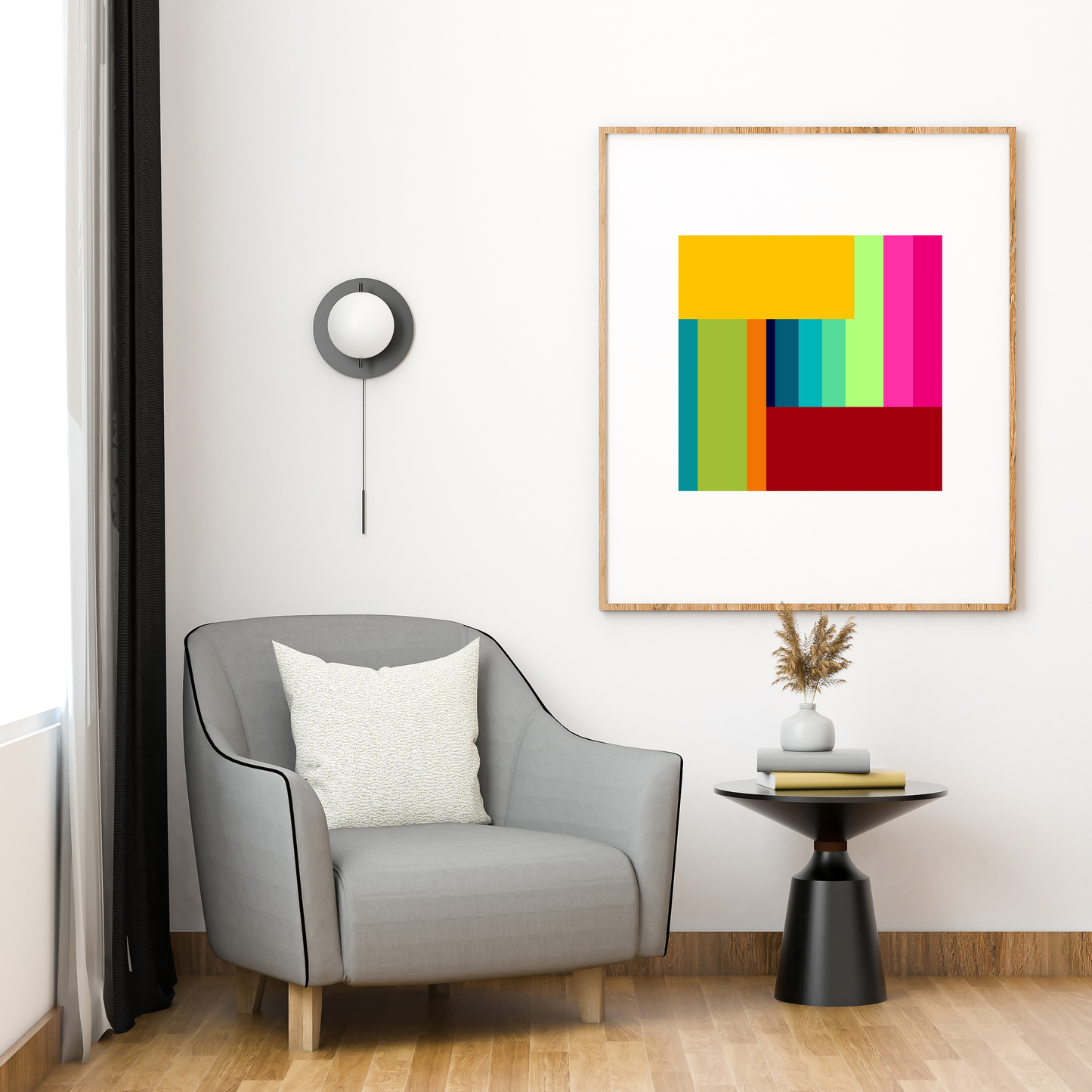 Honor (Colors to Live By) Modern Minimalist Giclée Wall Art Print