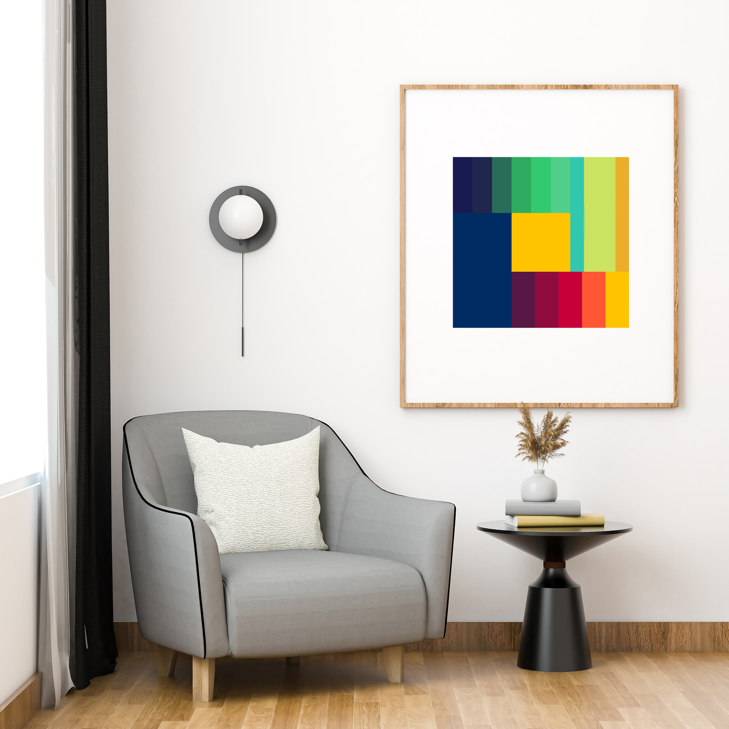 Joy (Colors to Live By) Modern Minimalist Giclée Wall Art Print