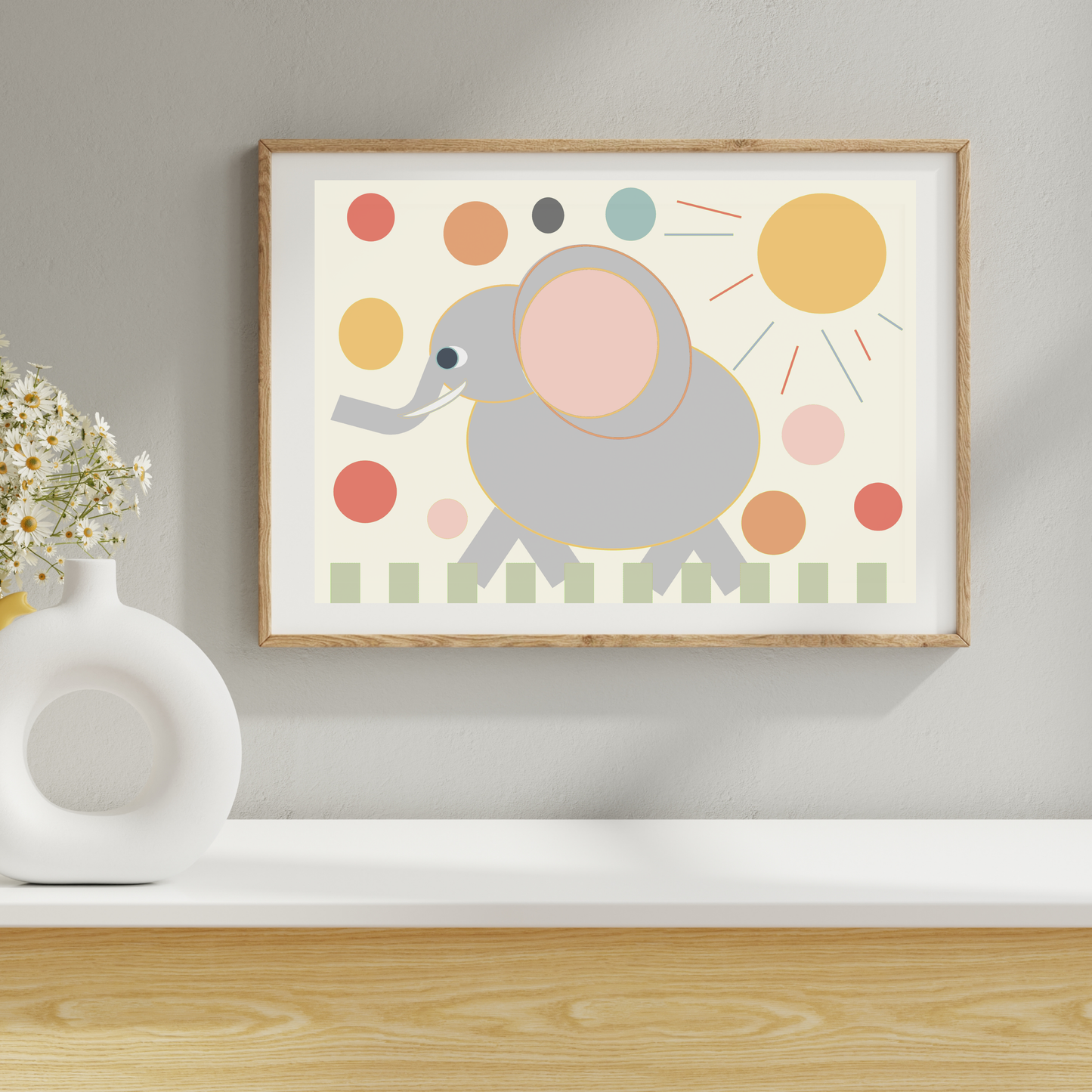 Elephant Giclée Wall Art Print