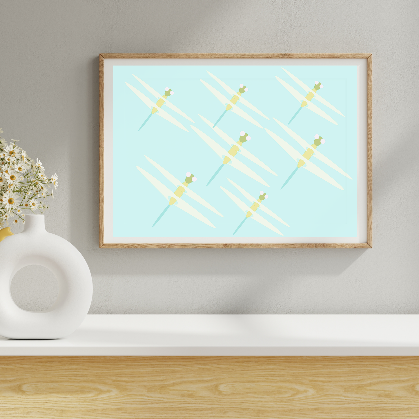 Dragonflies Giclée Wall Art Print