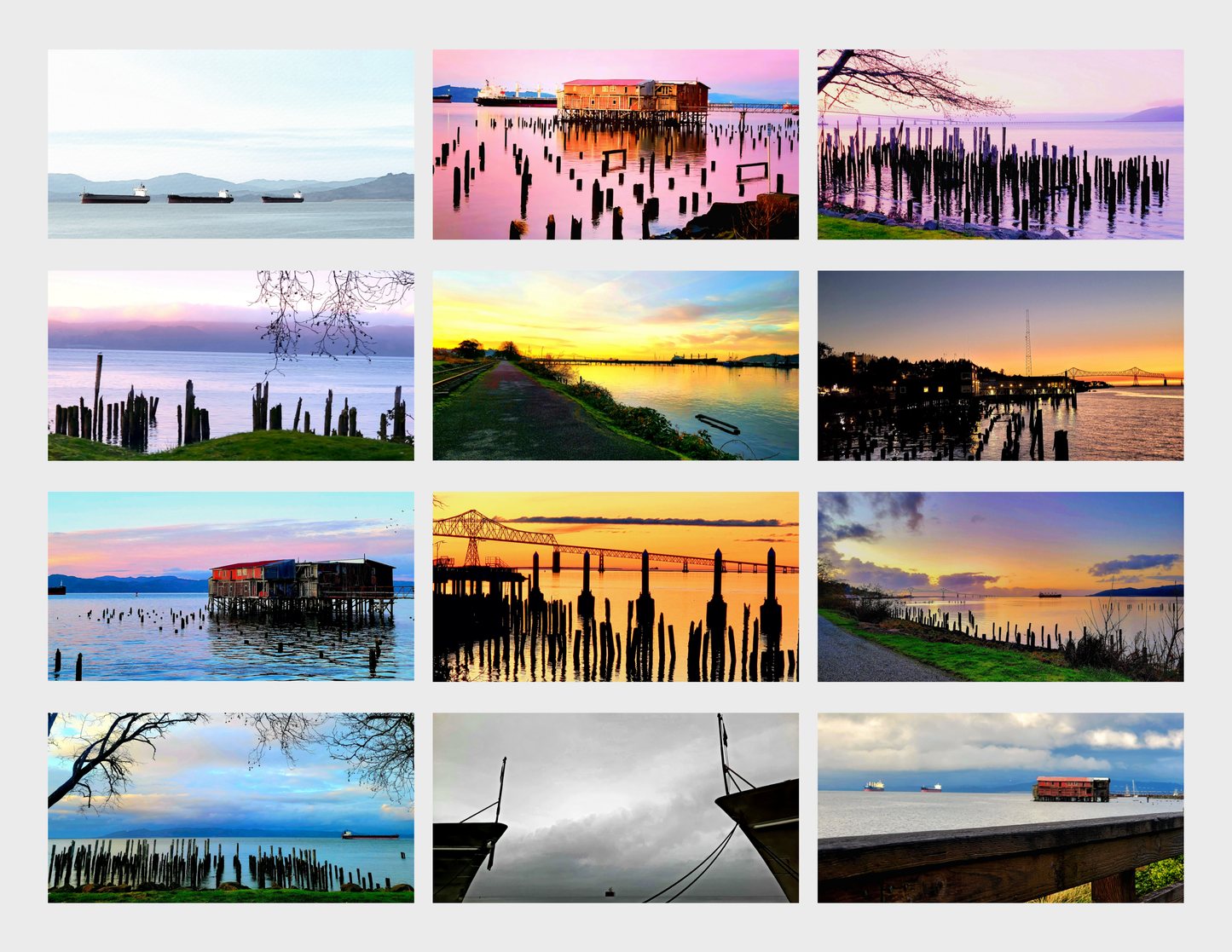 Astoria Oregon, a Cinematic Experience 2026 Wall Calendar (US and CA)